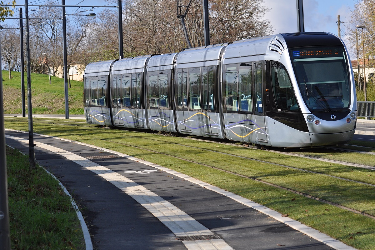 Photo d'un tramway en France